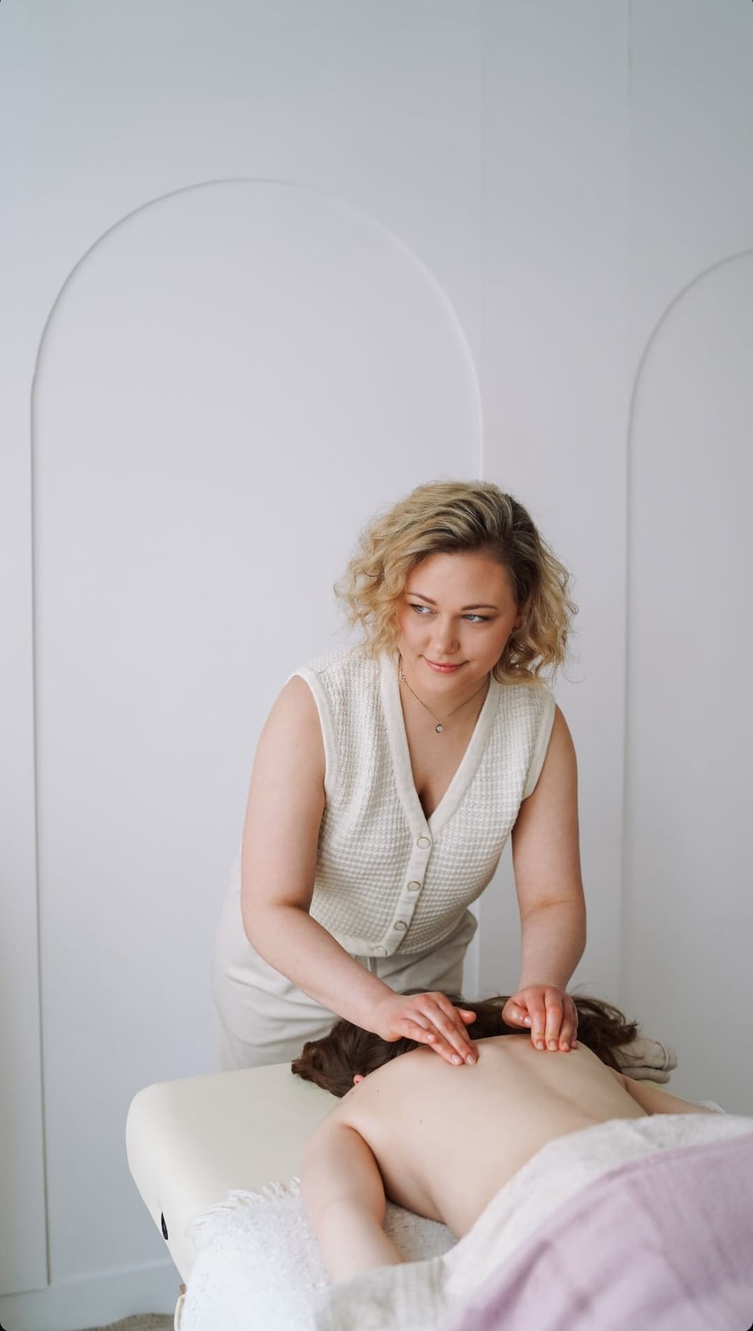 Massagebehandlung im Seelenraum